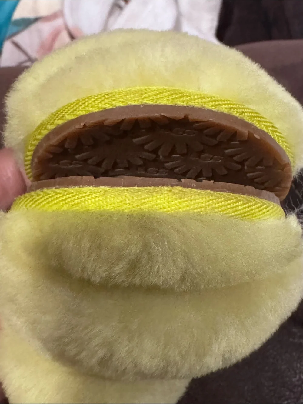 toddler yellow Ugg shoes